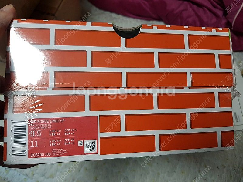[미개봉]가격인하 나이키 x 오프화이트 에어포스1 미드...--0