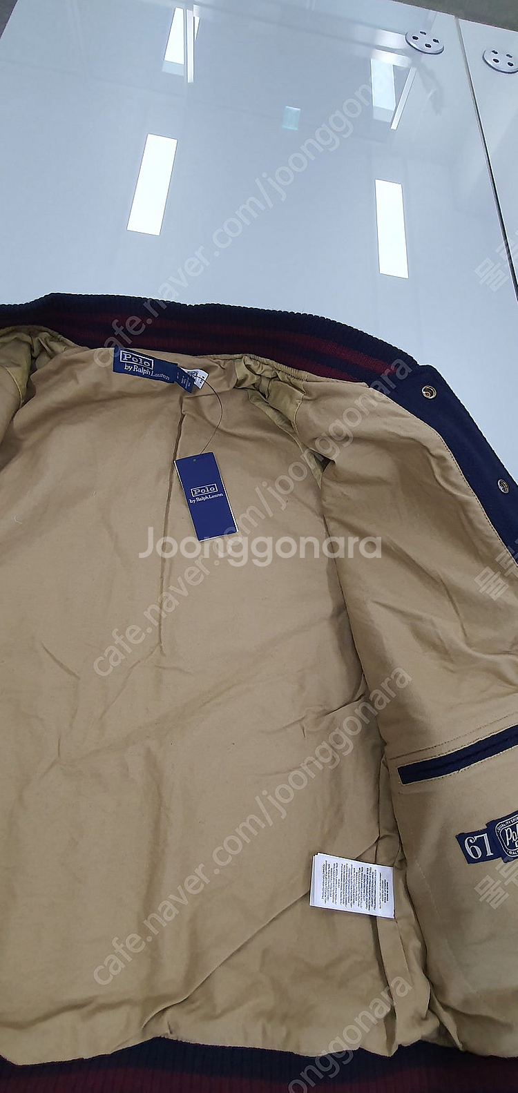 폴로랄프로렌 바시티자켓 22FW 새제품 WOOL-BLE...--3