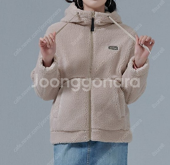 거의새것 체이스컬트 양털 후드집업베이지 남여공용 100--0