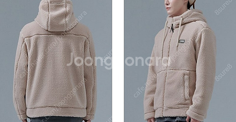 거의새것 체이스컬트 양털 후드집업베이지 남여공용 100--1