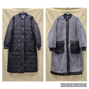 코오롱스포츠 양면 패딩 코트 S