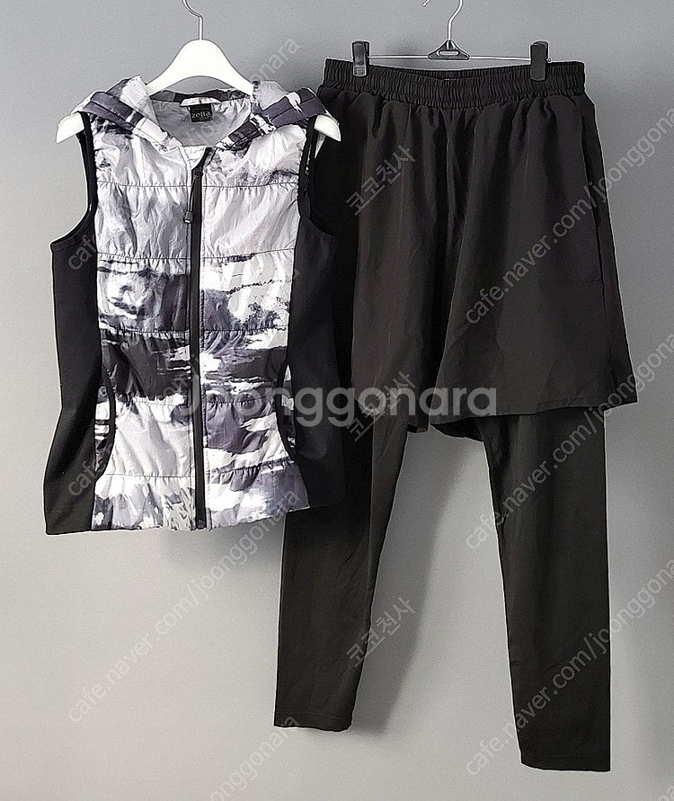 ZELLA girl 젤라 걸즈 스판덱스 후디드 집업 패딩 베스트 운동복 아동 성인여성 골프 스키 등산 캠핑 땀복 S...--0