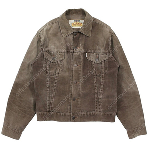 1960s USA Levis Slim Fit Corduroy Trucker Jacket, Big E 리바이스 빈티지 슬림핏 코듀로이 트러커 자켓 빅E 60년대 미국생산 미제