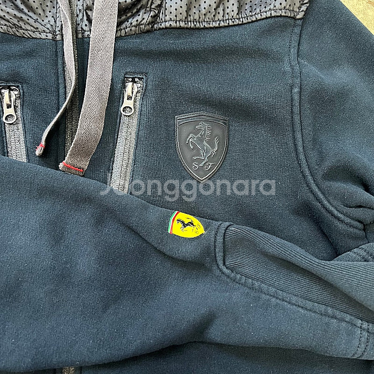 L) 푸마 X 페라리 후드집업 자켓 점퍼--2