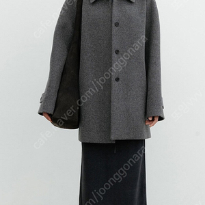 LFM raglan wool half coat (gray)