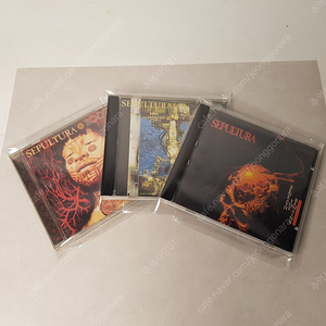 세풀투라 Sepultura 정규앨범 CD 3장일괄 택배비포함 헤비메탈