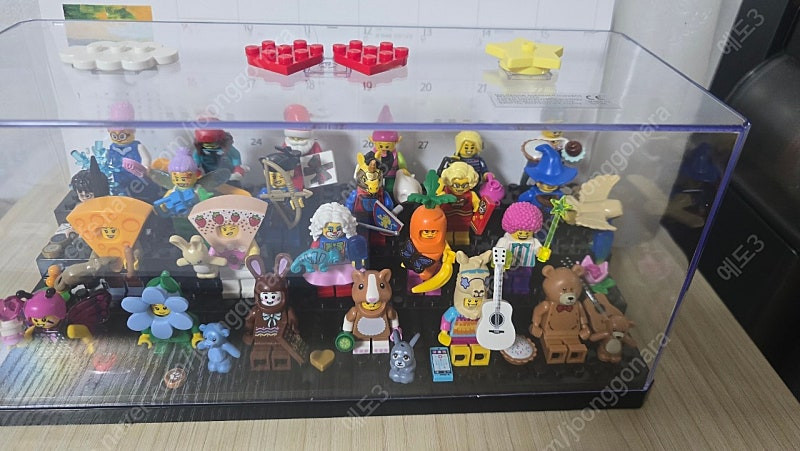 레고 853607 BAM 초코토끼 파란꽃 나비 알바 미니피규어 일괄 택포 이미지