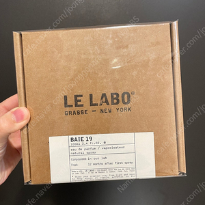 르라보 LELABO 베이 19 미개봉 새상품 종이가방 포함 100ml