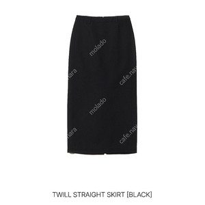 le17septembre 트윌 스트레이트 스커트 블랙 twill straight skirt 르917 le917