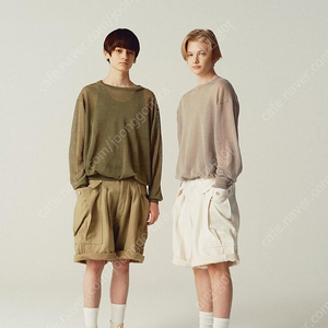 헤릴 HERILL Cargo Shorts 베이지, 올리브 2사이즈 새제품 판매