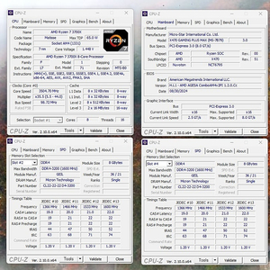 라이젠 3700x 보드 x470 msi gaming puls max 메모리 16g(8g×2)