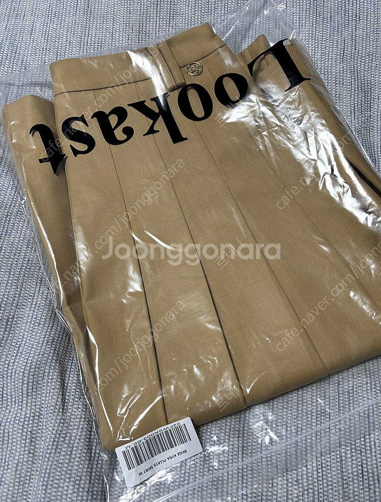 룩캐스트 키라 플리츠 스커트M (새제품)--5