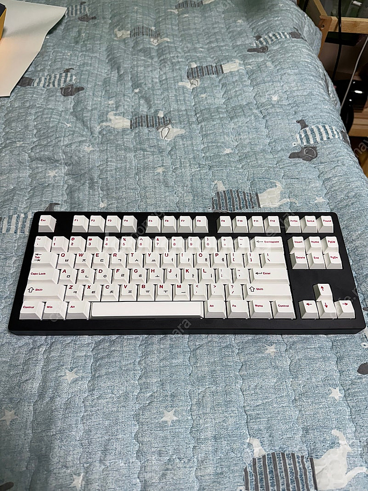 SPM AL87B 풀 알루미늄 풀윤활 키보드 (풀박)--0
