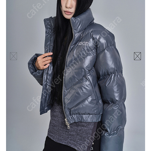 애즈온 패딩 차콜 BETTY PUFFER JACKET / CHARCOAL