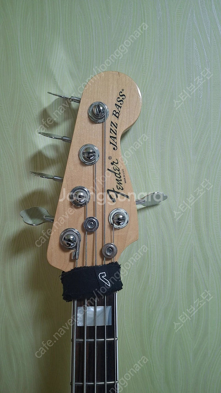펜더 fender 아메리칸 디럭스 5현 베이스 올림픽화...--5