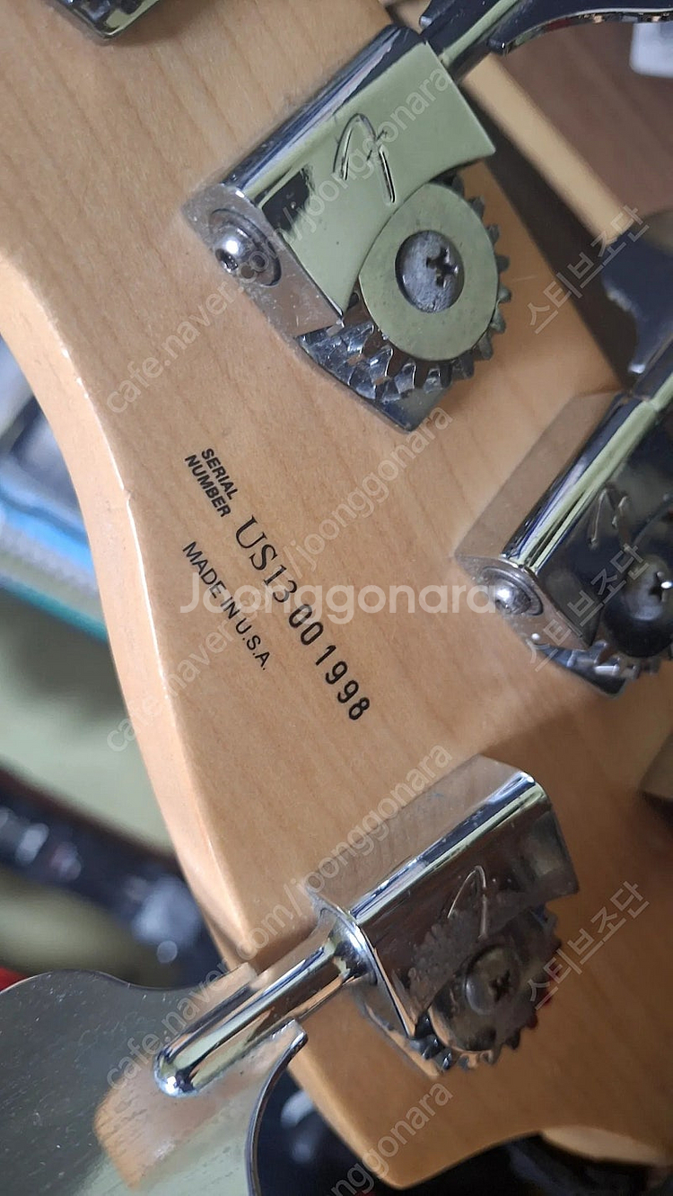 펜더 fender 아메리칸 디럭스 5현 베이스 올림픽화...--8