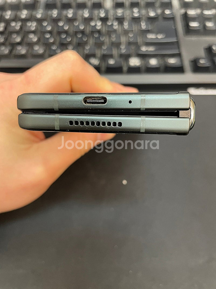 갤럭시Z폴드3 그린 256GB 무잔상 상태좋은 중고40...--5