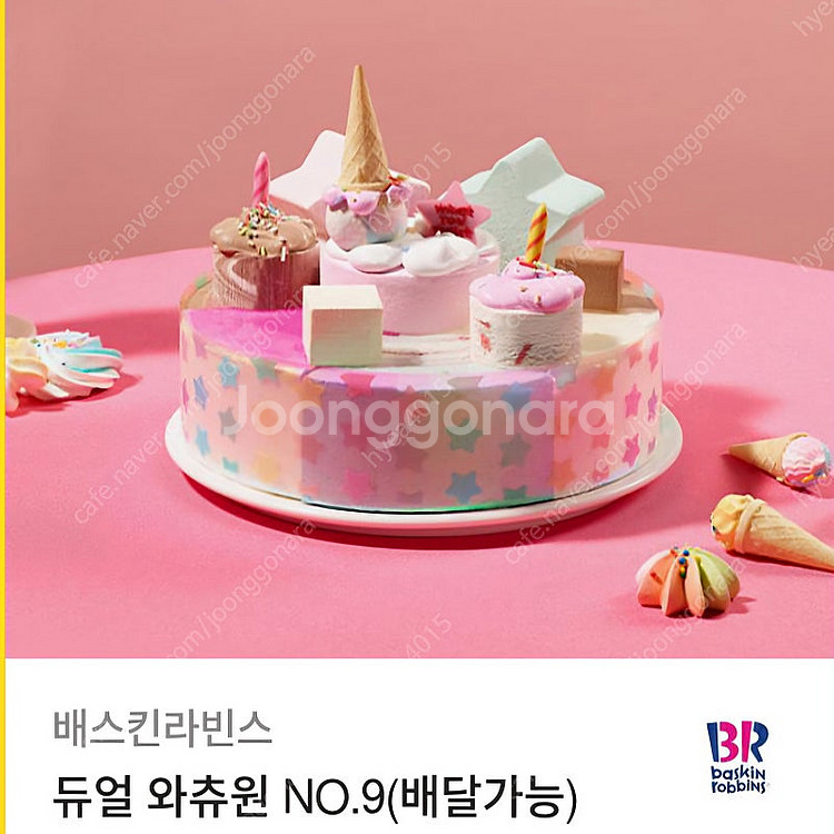 베스킨라빈스 듀얼 와츄원 NO.9(배달가능) 아이스크림...--0