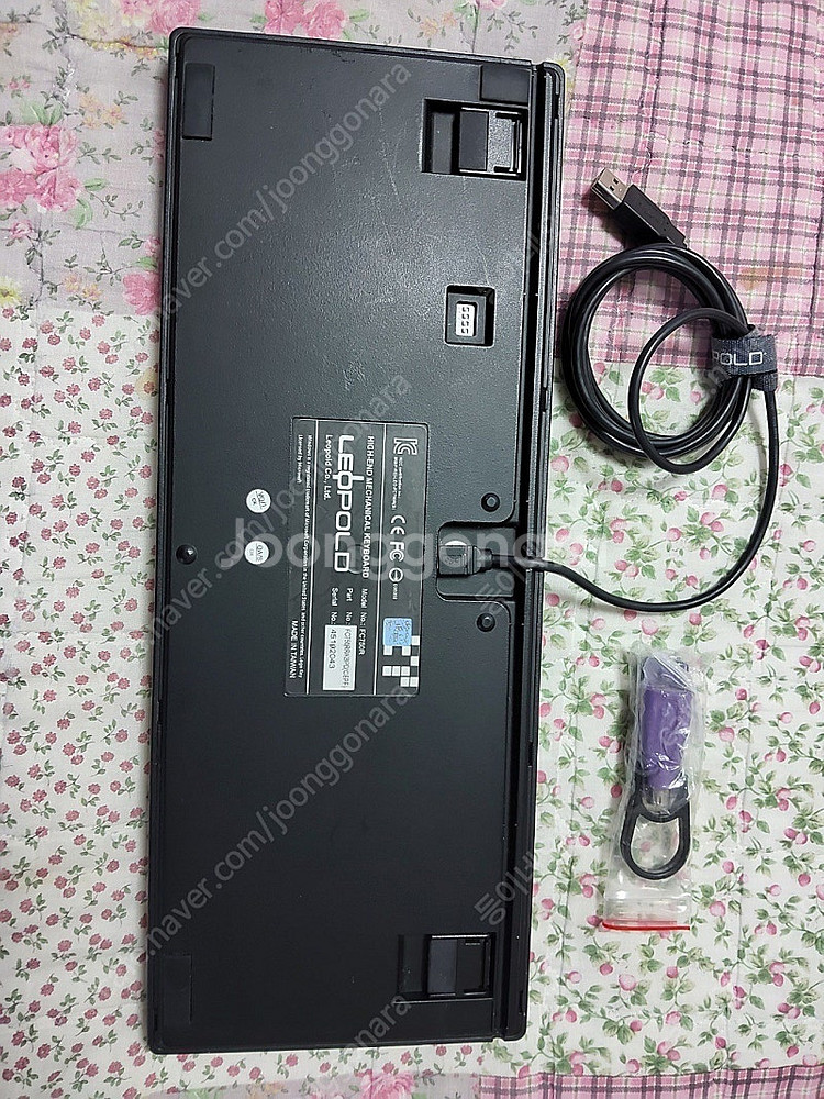 레오폴드 fc750r 적축 기계식키보드 (블랙)--3