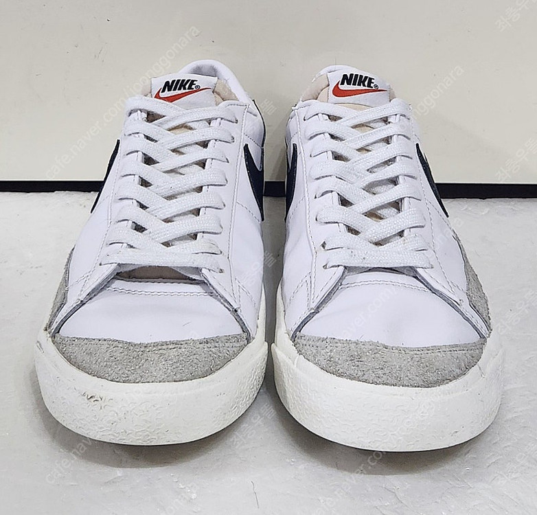 [255] 나이키 블레이저 로우 77 빈티지VNTG 화이트세일블랙 천연소가죽 레더LTR 경량 런닝화스니커즈단화--2