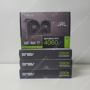 (새제품)ASUS DUAL 지포스 RTX 4060 V2 O8G OC D6 8GB(재고4)