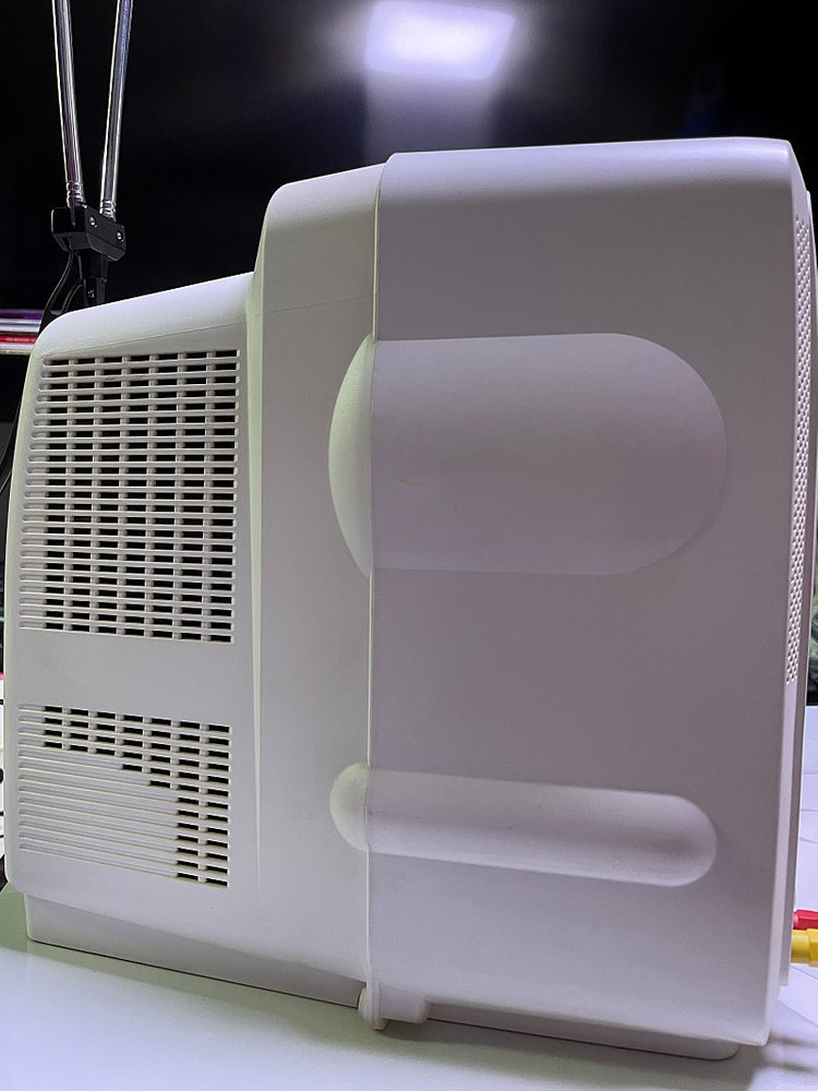 Panasonic(파나소닉)사의 특S급!!!옛날 미니비디오비젼[tv+VIDEO]앙증맞은 9인치 브라운관 칼라티비<화...--4