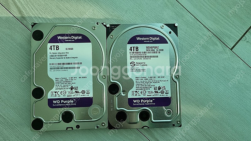 하드디스크 WD Purple 4tb, 3tb hdd--1
