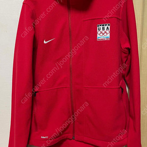 나이키 2010 올림픽 미국대표팀 풀집업 재킷 레드 컬러 nike 2010 Vancouver Winter Olympics full zip-up fleece sweater team