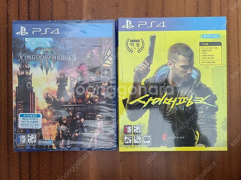 ps4 사이버펑크, 킹덤하츠3 미개봉 일괄--0