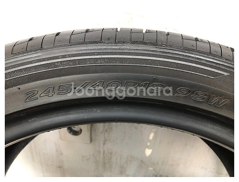 중고타이어 한국타이어 키너지EX 245/40R19 쏘나...--6