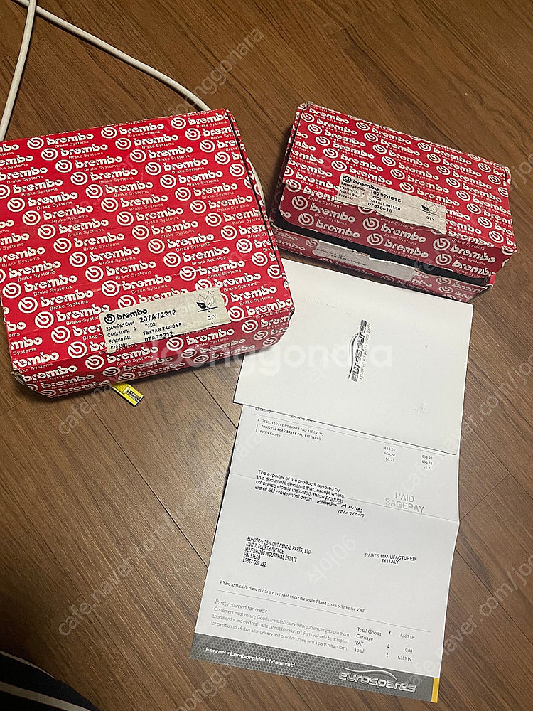 브렘보 브레이크 패드 페라리 캘리포니아 호환품--0