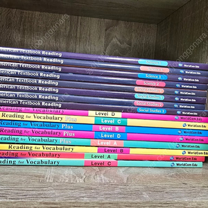 Reading for vocabulary plus /American textbook full set 16권 판매합니다