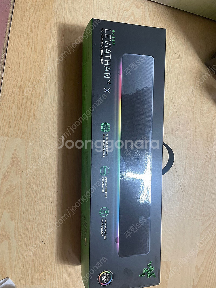 레이저 레비아탄 v2 x RGB 블루투스 스피커 사운드...--0