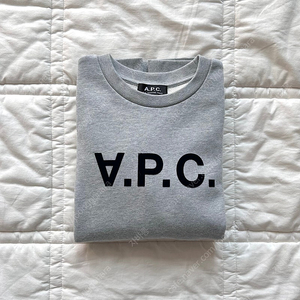 [새상품] A.P.C. 아페쎄 여성 VPC 비바 맨투맨 스웻셔츠 그레이 S사이즈