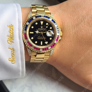 [정품] 롤렉스 GMT 마스터2 사루 SARU 18K 금통 40mm (Rolex GMT Master II Saru 40mm)