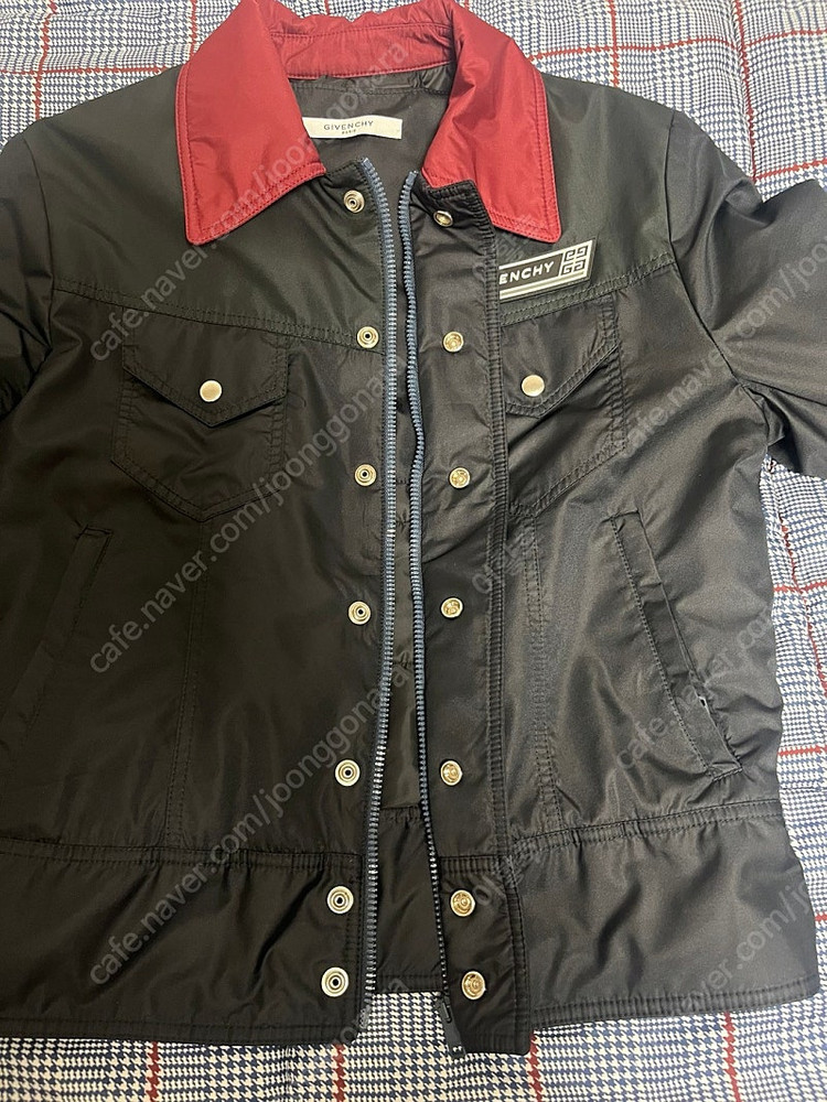 지방시 givency 블랙 후드 누빔 자켓 100사이즈 이미지