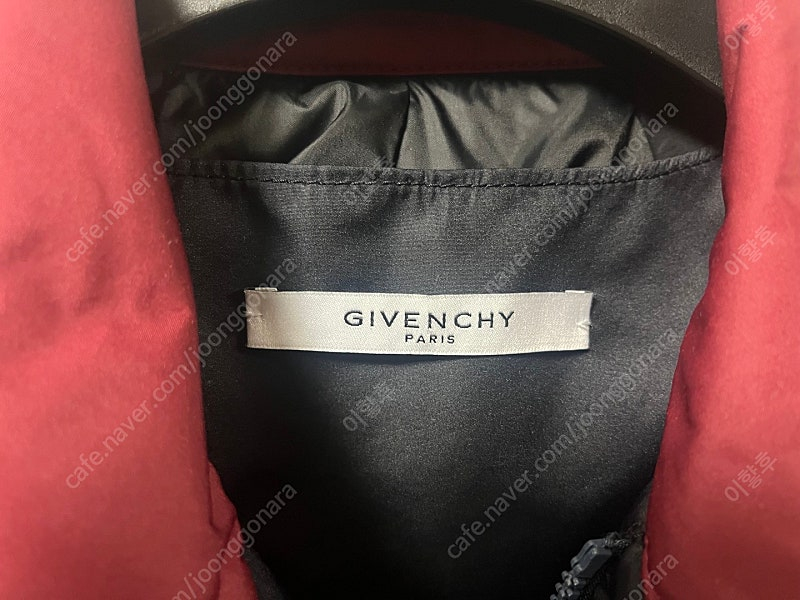 지방시 givency 블랙 후드 누빔 자켓 100사이즈 이미지