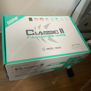 마이크로닉스 Classic II 풀체인지 800W 80PLUS BRONZE 230V EU 블랙 새제품