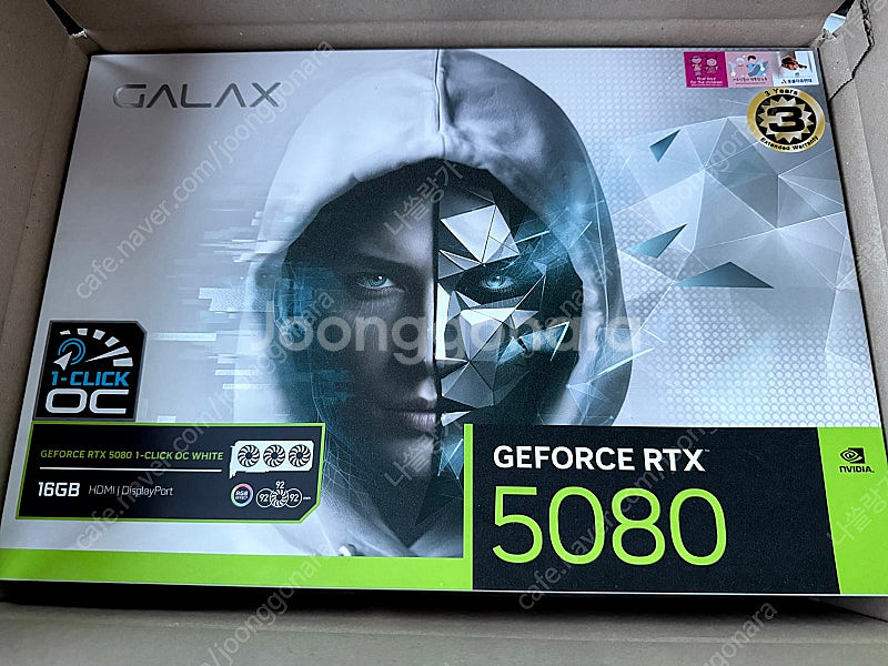 미개봉) RTX 5080 GALAX WHITE 화이트 ...--0