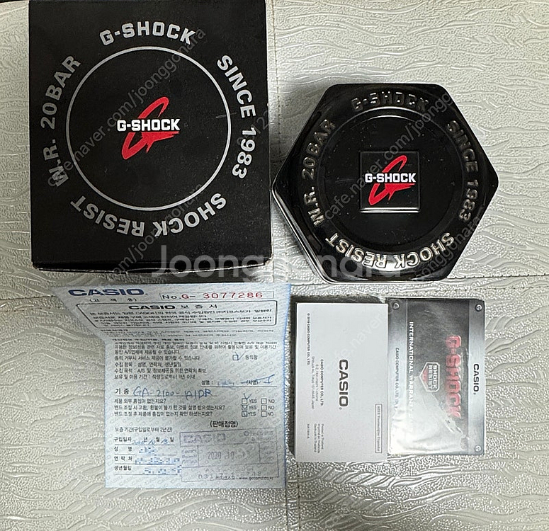 (새제품)지샥 지얄오크 GA-2100-1A1DR--0