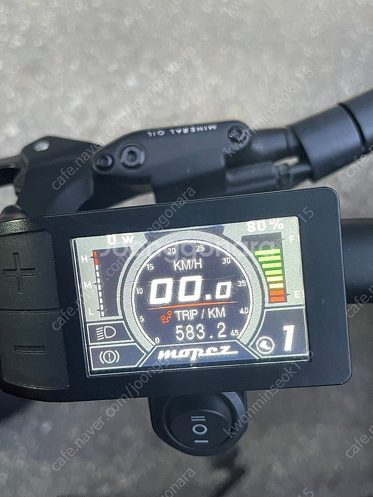 모페즈 750w 전기 자전거 팝니다!--6