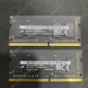 노트북램 2666 ddr4 총 40기가