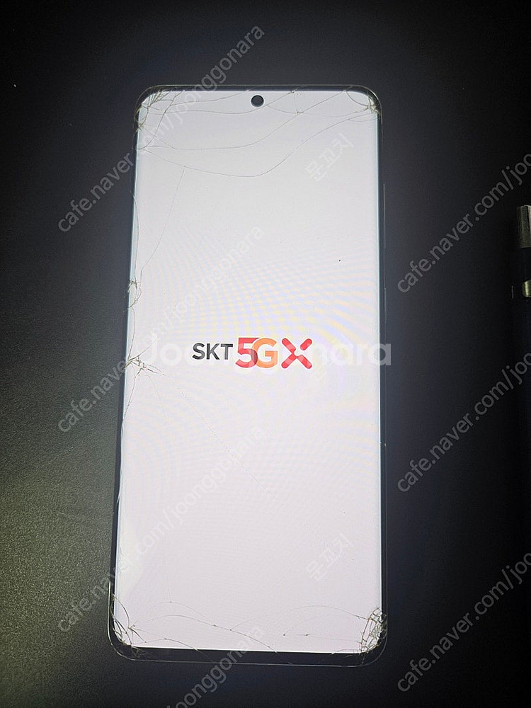 광주)갤럭시 S20 5G 128GB 블루 중고(액정깨짐...--0