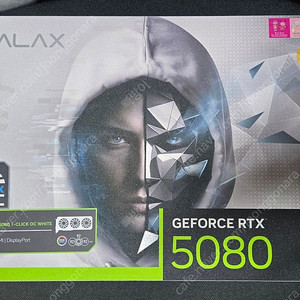 갤럭시 GALAX 지포스 RTX5080 WHITE OC 미개봉 팝니다