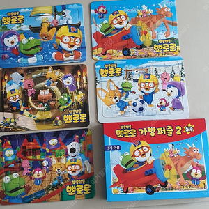 뽀로로/타요 가방 퍼즐 3개 (14종 일괄)