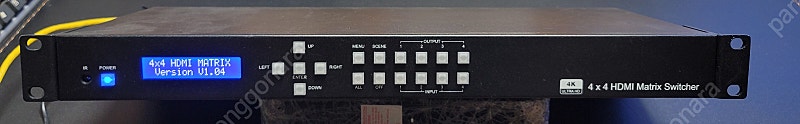 4X4 HDMI MATRIX(4K 18G) 판매합니다.