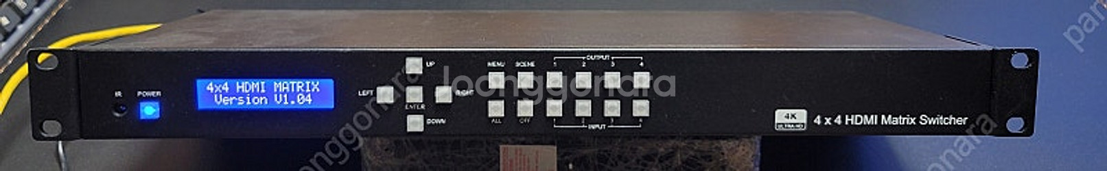 4X4 HDMI MATRIX(4K 18G) 판매합니다.--0