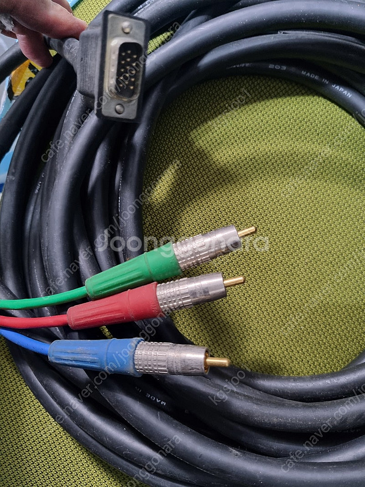 일본제 카나레 Canare 컴포넌트 rca 케이블 V3...--2