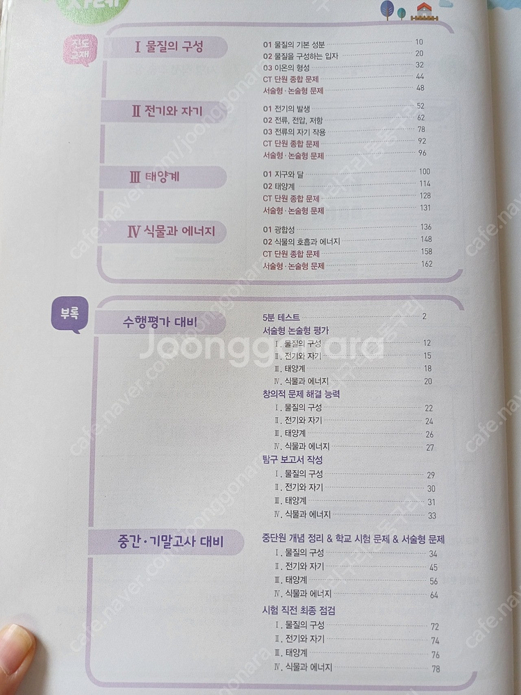중 1 2 정도 일품 오투 영어 수학 문제집 등--9