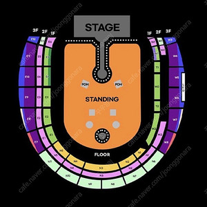 콜드플레이 4월 24일(목) 지정석 P